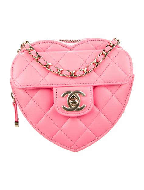 pink heart bag chanel|pink chanel bag 2022.